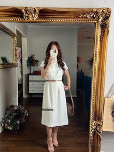 Irina dress in white