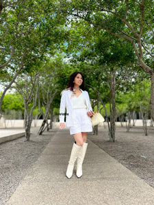Annie set short or skirt, and blazer
