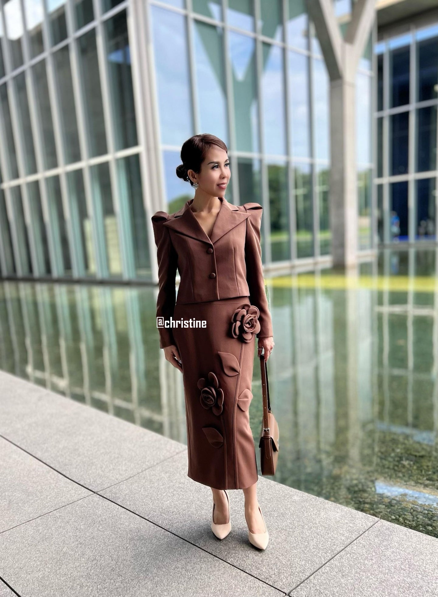 Flor set in Brown
