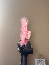 Load image into Gallery viewer, Pink feather hat princess style
