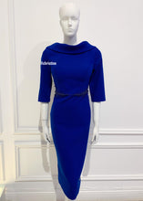Load image into Gallery viewer, Karen dress in Royal Blue and Teal
