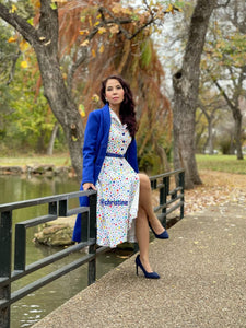 Audrey coat in Blue