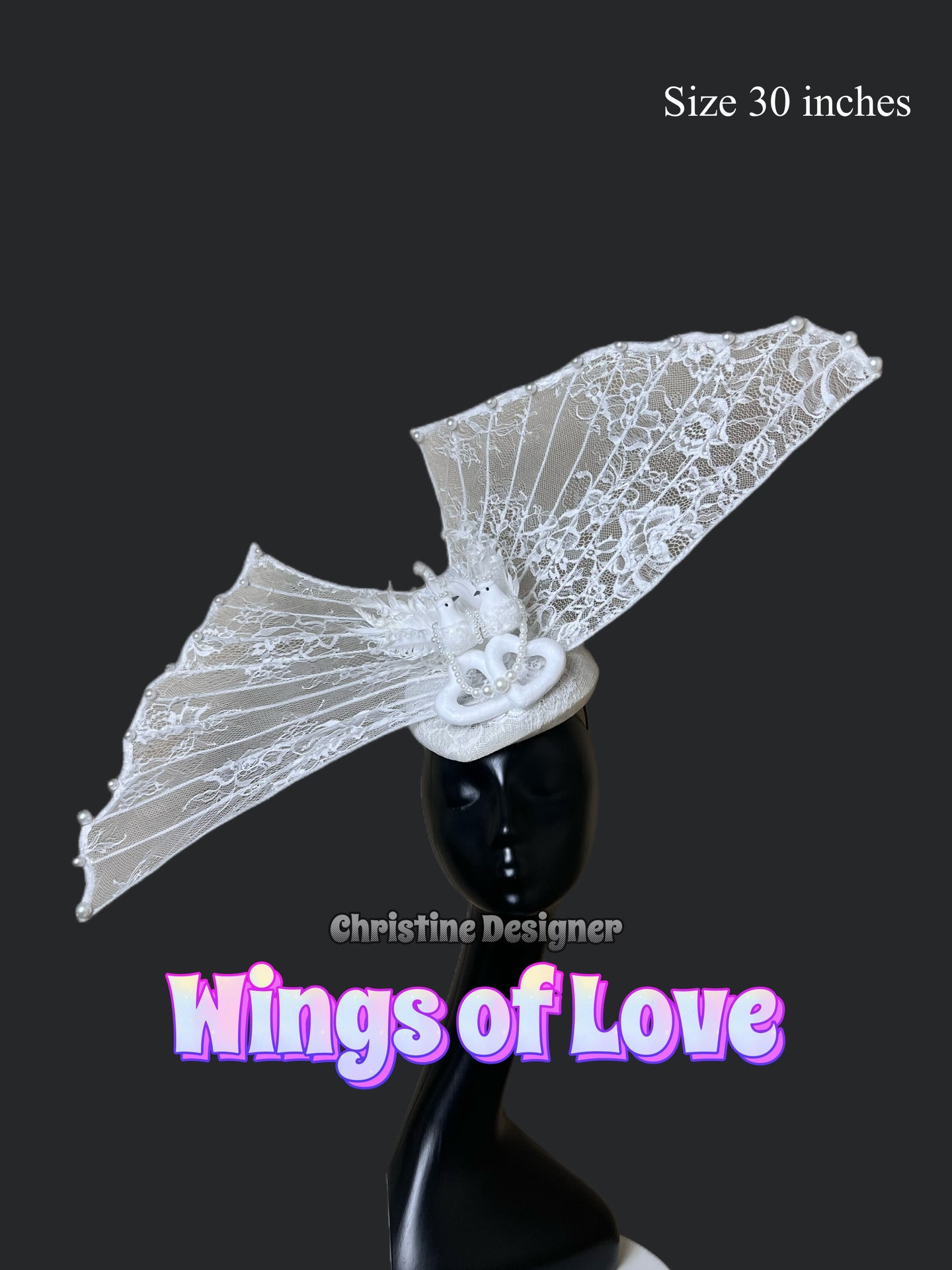 Wings of love hat
Derby hat
Wedding hat
Bridal hat
Christine Designer 
Christine Kennedy 
iVogue Christine 
Hat by Christine Designer 
Hat by Christine Kennedy 
Fort Worth Designer 