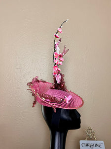 Pink crown hat
