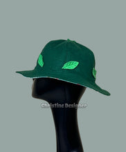 Load image into Gallery viewer, Romantic Cloche green hat matching coat
