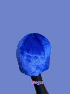 Halo winter hat matching Audrey coat in blue
