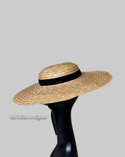 Load image into Gallery viewer, Casual bow straw hat
