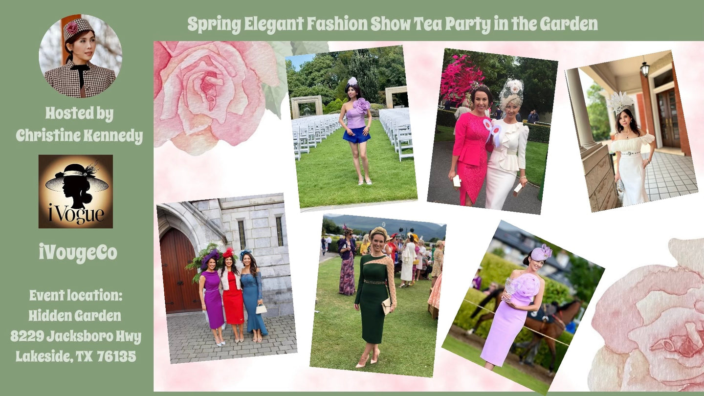 Spring Elegant Fashion Show High Tea in Historic Garden
