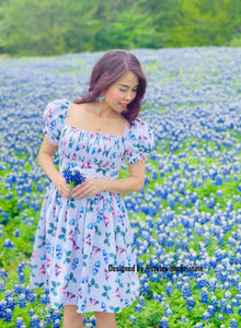 Suri Dress in Butterflies Print