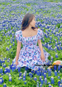 Suri Dress in Butterflies Print
