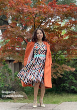 Load image into Gallery viewer, Cici dress in plaid bloom flowers
