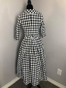Lisa Collar suit in Tweed plaid patterns - Shop women style vintage, Audrey Hepburn jackets online -Christine