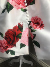 Load image into Gallery viewer, Diana Dress in Roses Taffeta - Shop women style vintage, Audrey Hepburn jackets online -Christine
