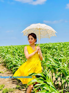 Lucy Dress in Yellow