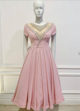 Load image into Gallery viewer, Lolita Dress in Solid Pink - Shop women style vintage, Audrey Hepburn jackets online -Christine
