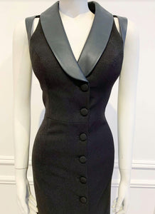 Hellen Gown in solid black - Shop women style vintage, Audrey Hepburn jackets online -Christine