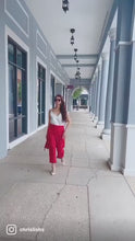 Load and play video in Gallery viewer, Lily set pants with white top
