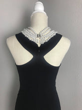 Load image into Gallery viewer, Audrey dress in black - Shop women style vintage, Audrey Hepburn jackets online -Christine
