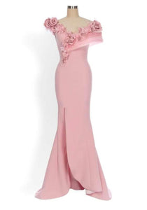 Mulan Gown in Pink - Shop women style vintage, Audrey Hepburn jackets online -Christine