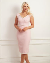 Load image into Gallery viewer, Susana dress in pink matching cape
