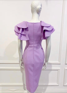 Kelly dress in purple - Shop women style vintage, Audrey Hepburn jackets online -Christine