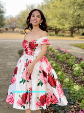 Load image into Gallery viewer, Diana Gown in Roses Printed
