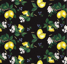 Load image into Gallery viewer, Julie skirt matching top in Lemon Print cotton - Shop women style vintage, Audrey Hepburn jackets online -Christine
