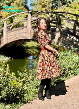 Load image into Gallery viewer, Abiel Dress in Maple leaf
