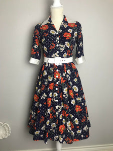 Catherine dress in bloom flowers