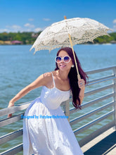 Load image into Gallery viewer, Lana Dress in White “Dotted Swiss&quot; size S
