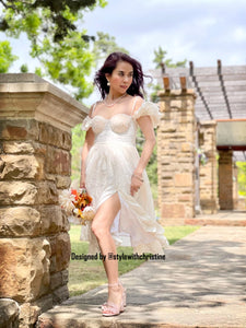 Adelina Corset Dress in Organza