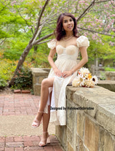 Load image into Gallery viewer, Adelina Corset Dress in Organza
