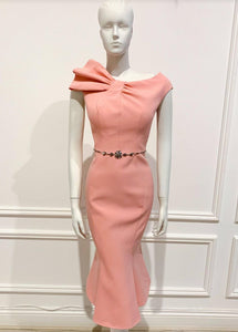 Sofia dress in darker Pink - Shop women style by Chrisitne Kennedy, Christine Designer 