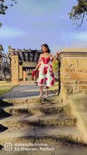 Load and play video in Gallery viewer, Diana Gown in Roses Printed
